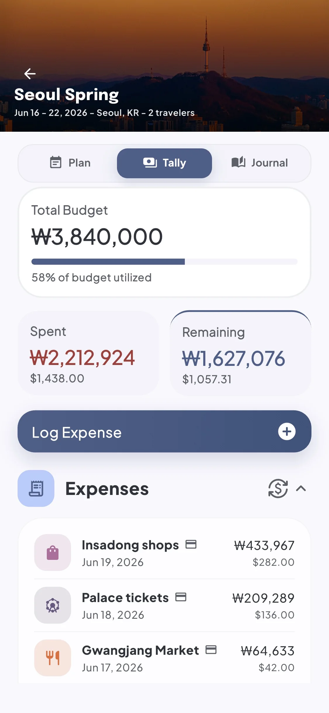 TallyTrip Tally
